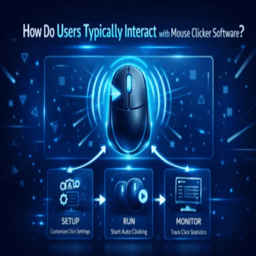 How Do Users Typically Interact with Mouse Clicker Software?