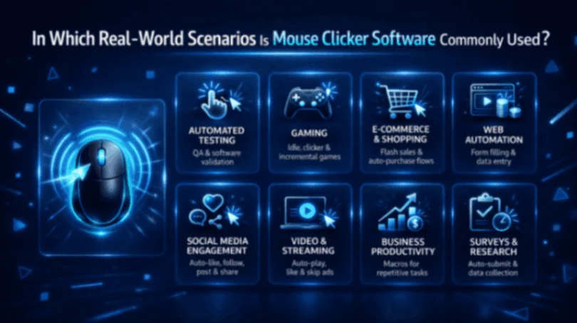 In Which Real-World Scenarios Is Mouse Clicker